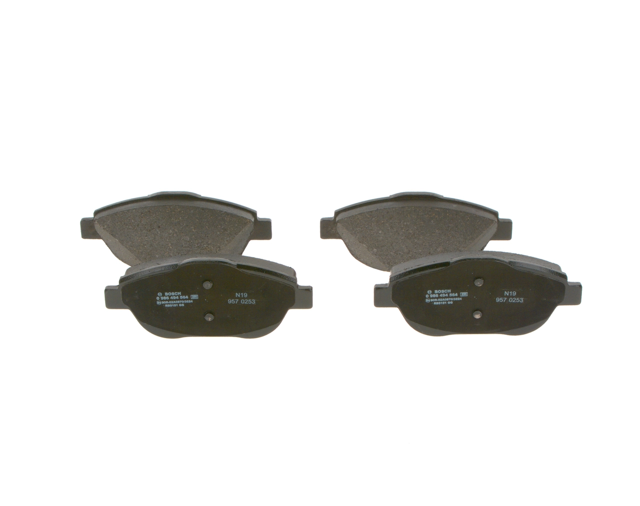 Set placute frana