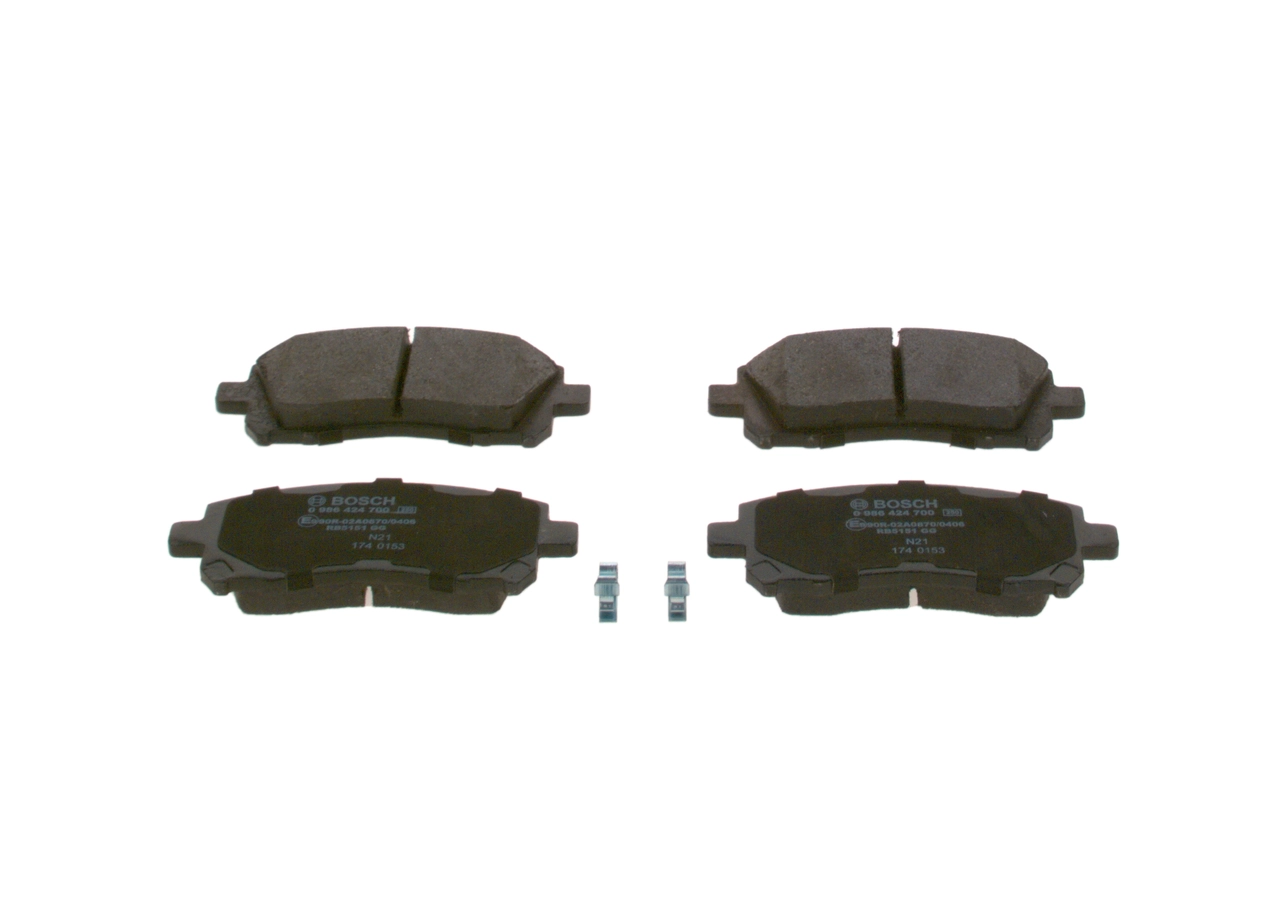 Set placute frana