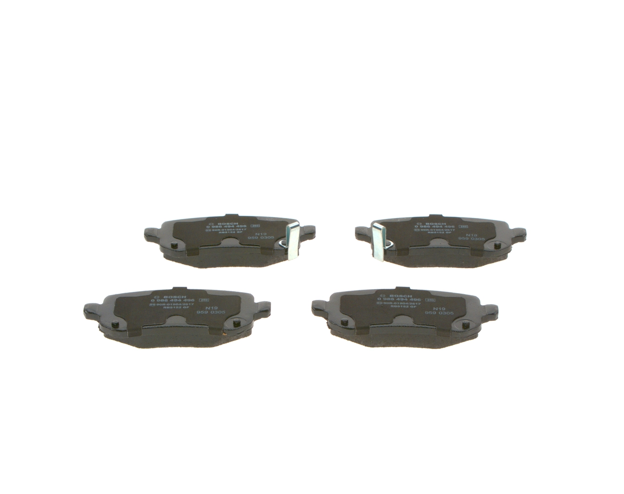 Set placute frana