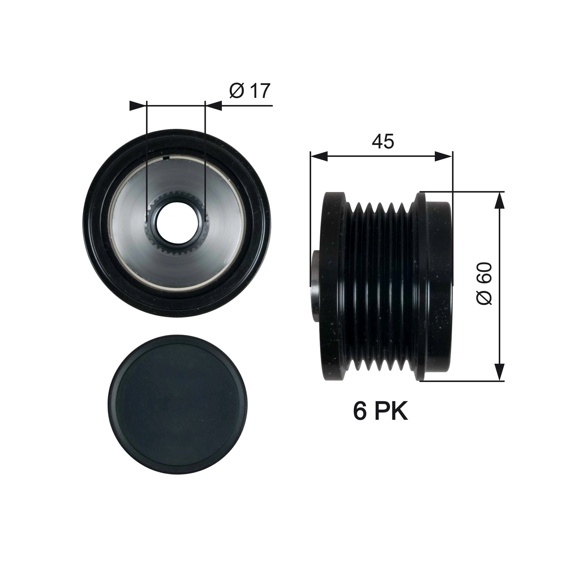 Sistem roata libera, generator