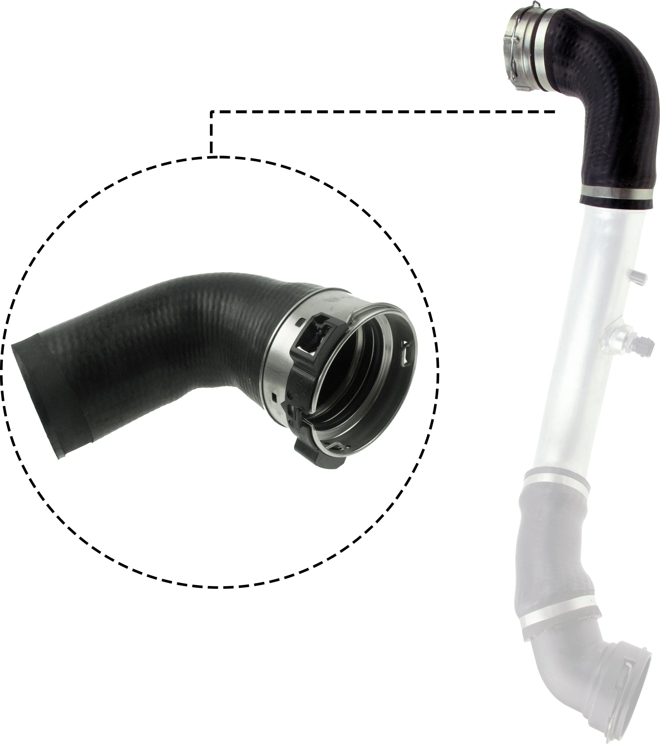 Furtun intercooler/turbo