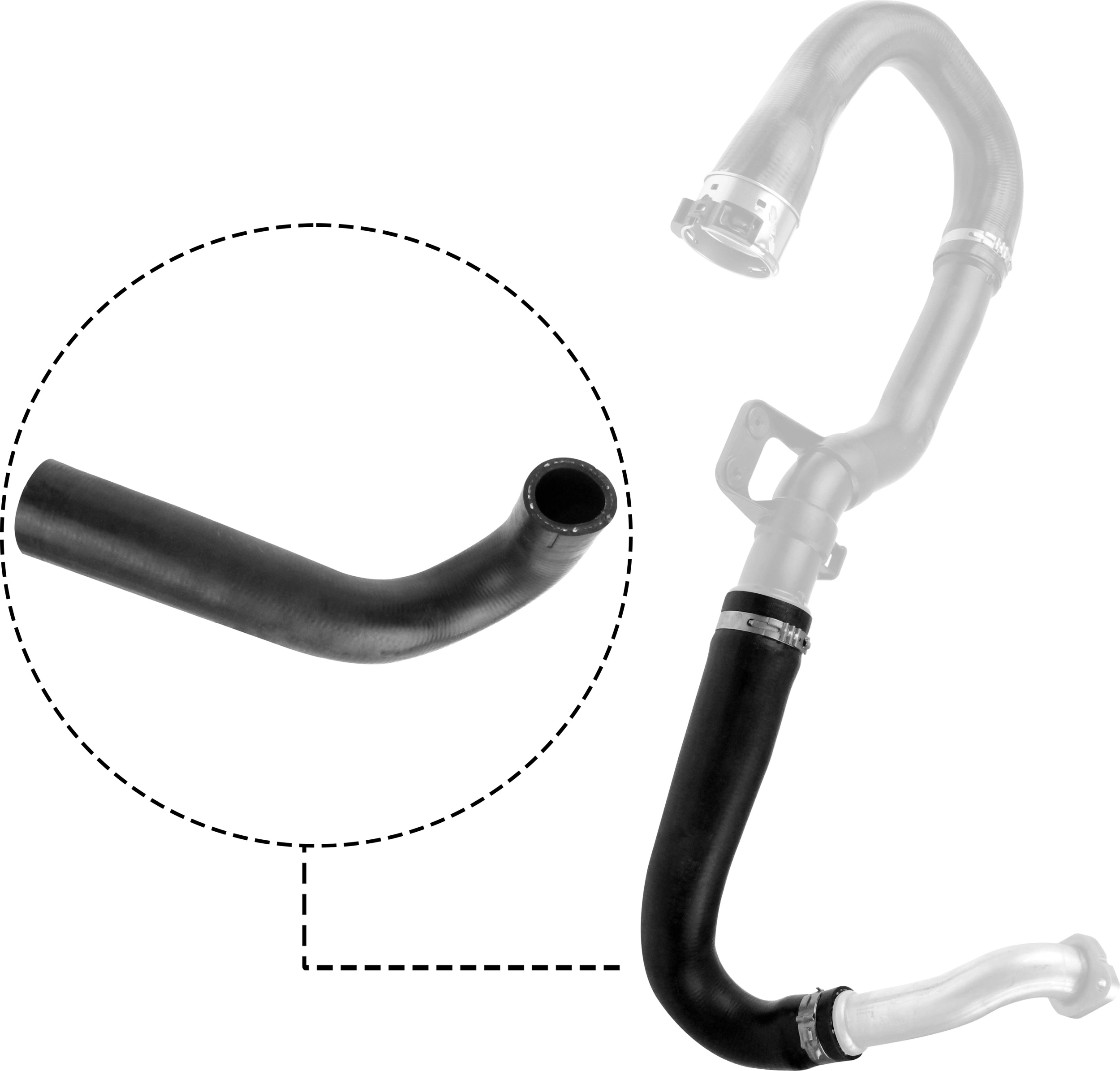 Furtun intercooler/turbo