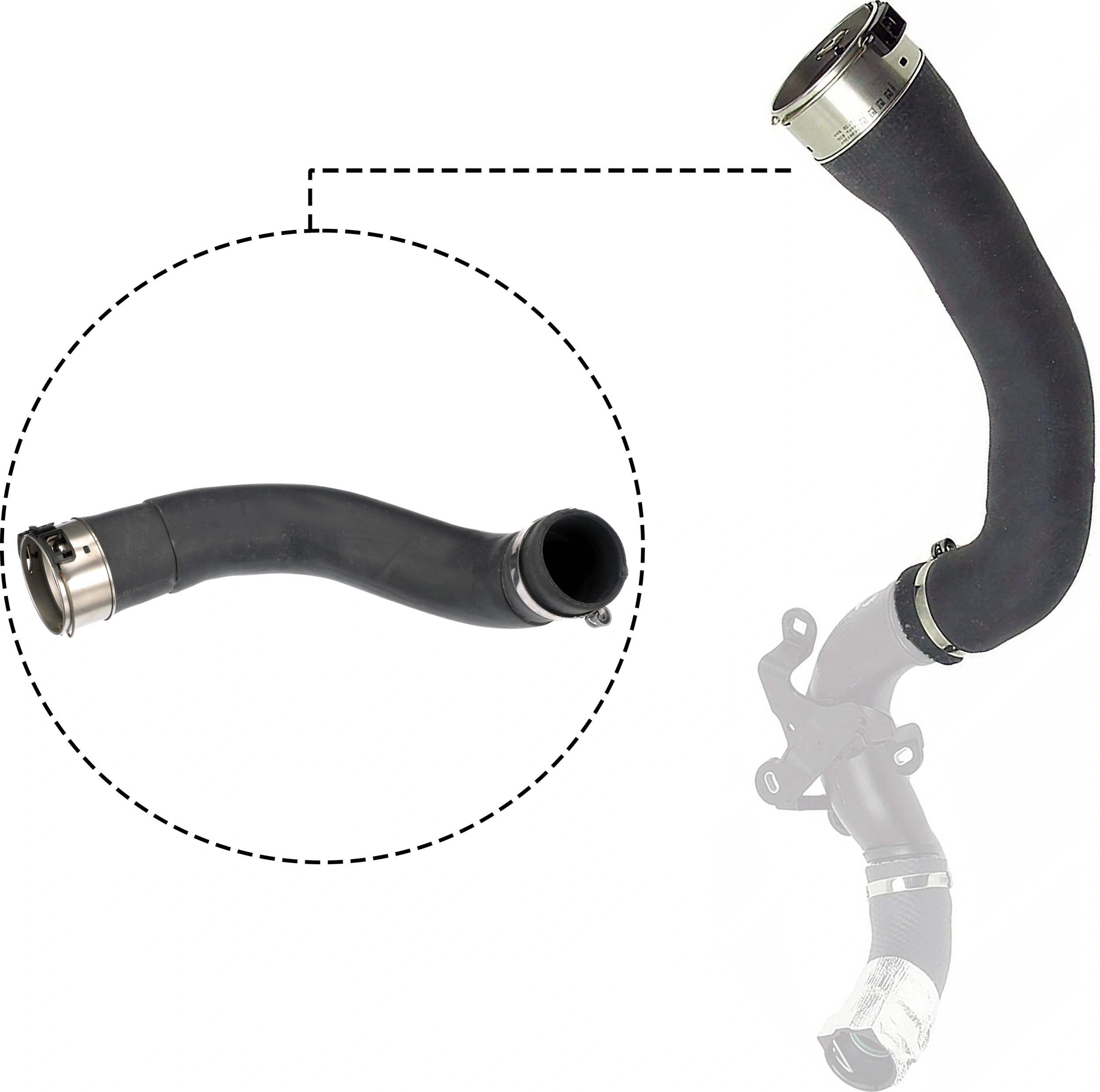 Furtun intercooler/turbo