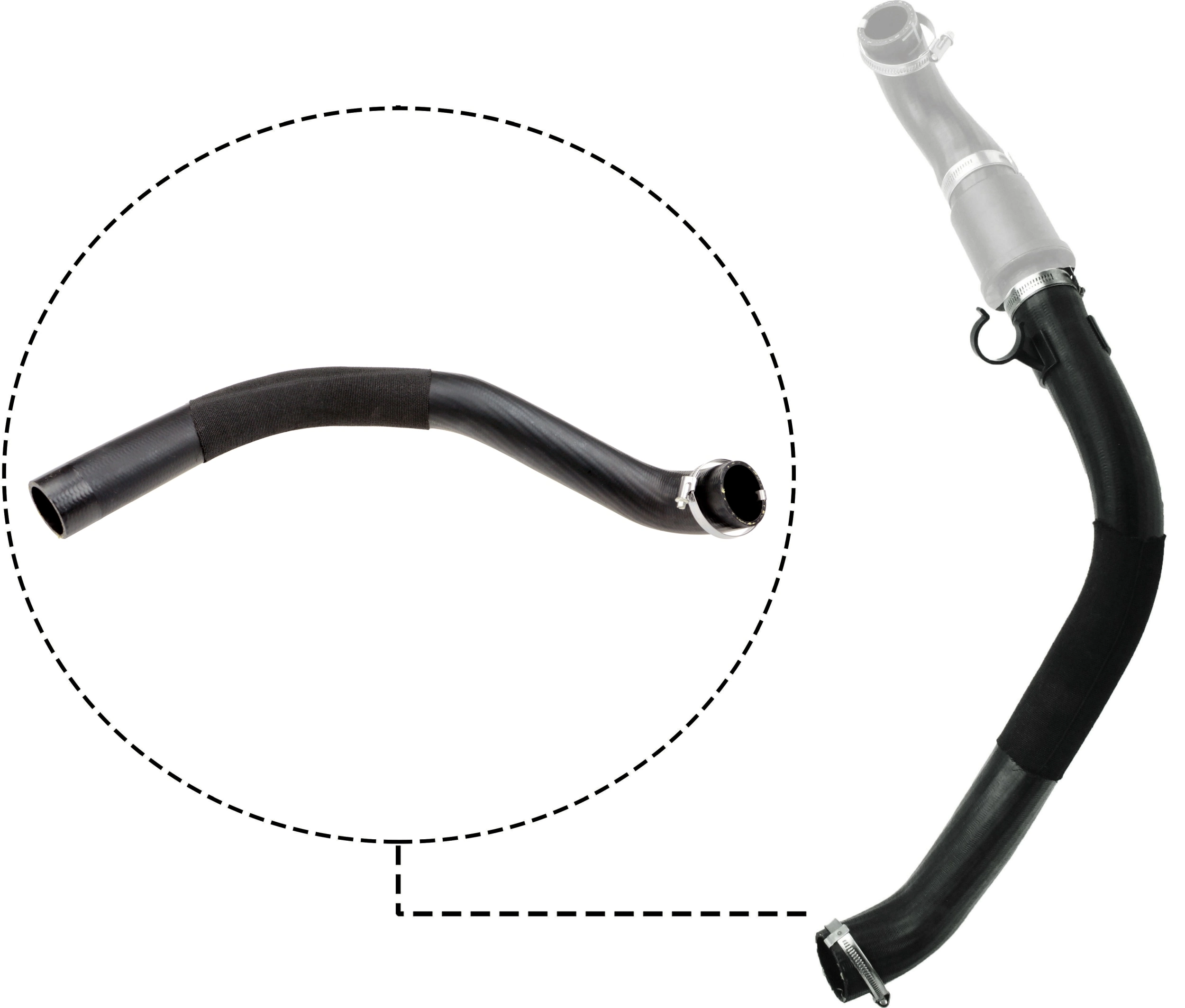Furtun intercooler/turbo
