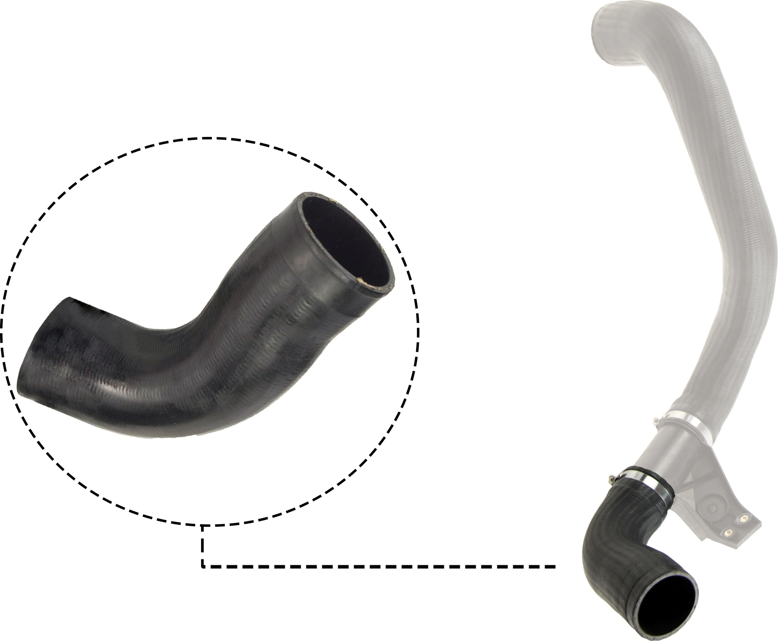 Furtun intercooler/turbo