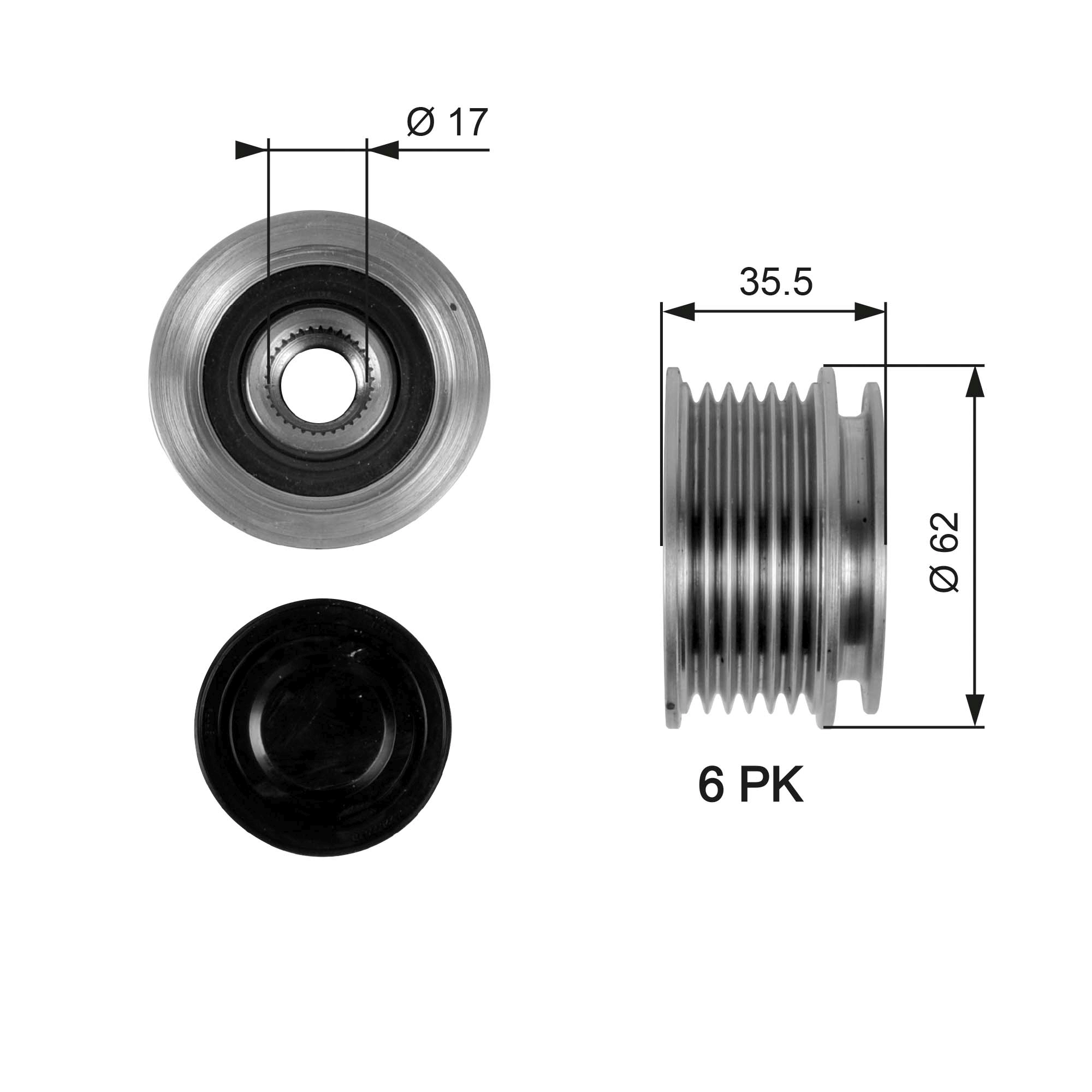 Fulie alternator