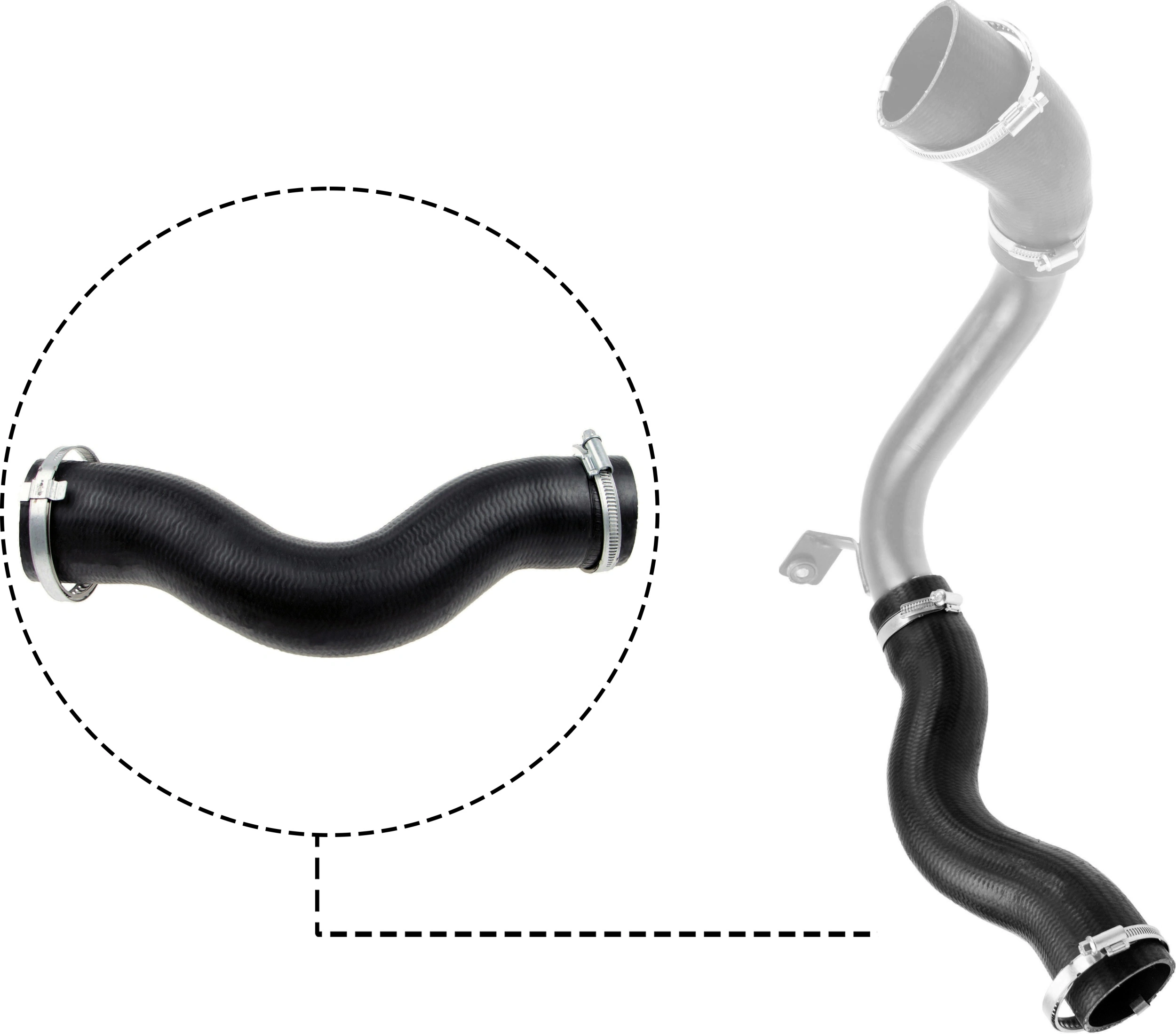Furtun intercooler/turbo
