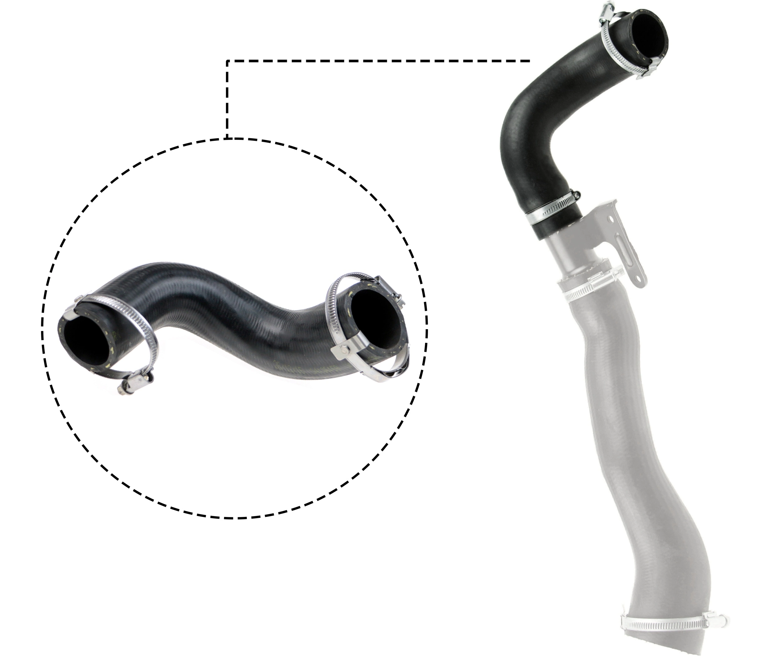 Furtun intercooler/turbo