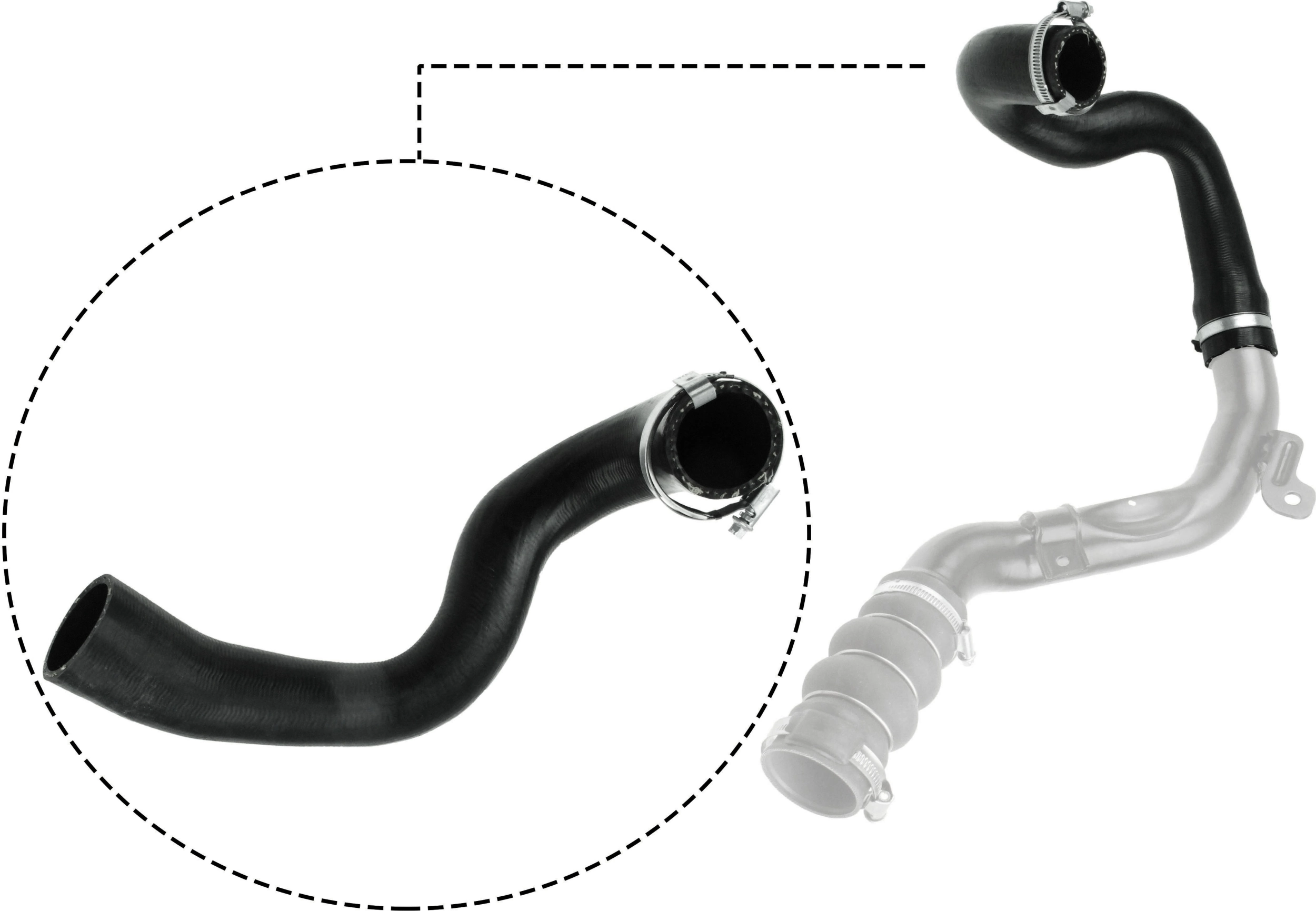 Furtun intercooler/turbo