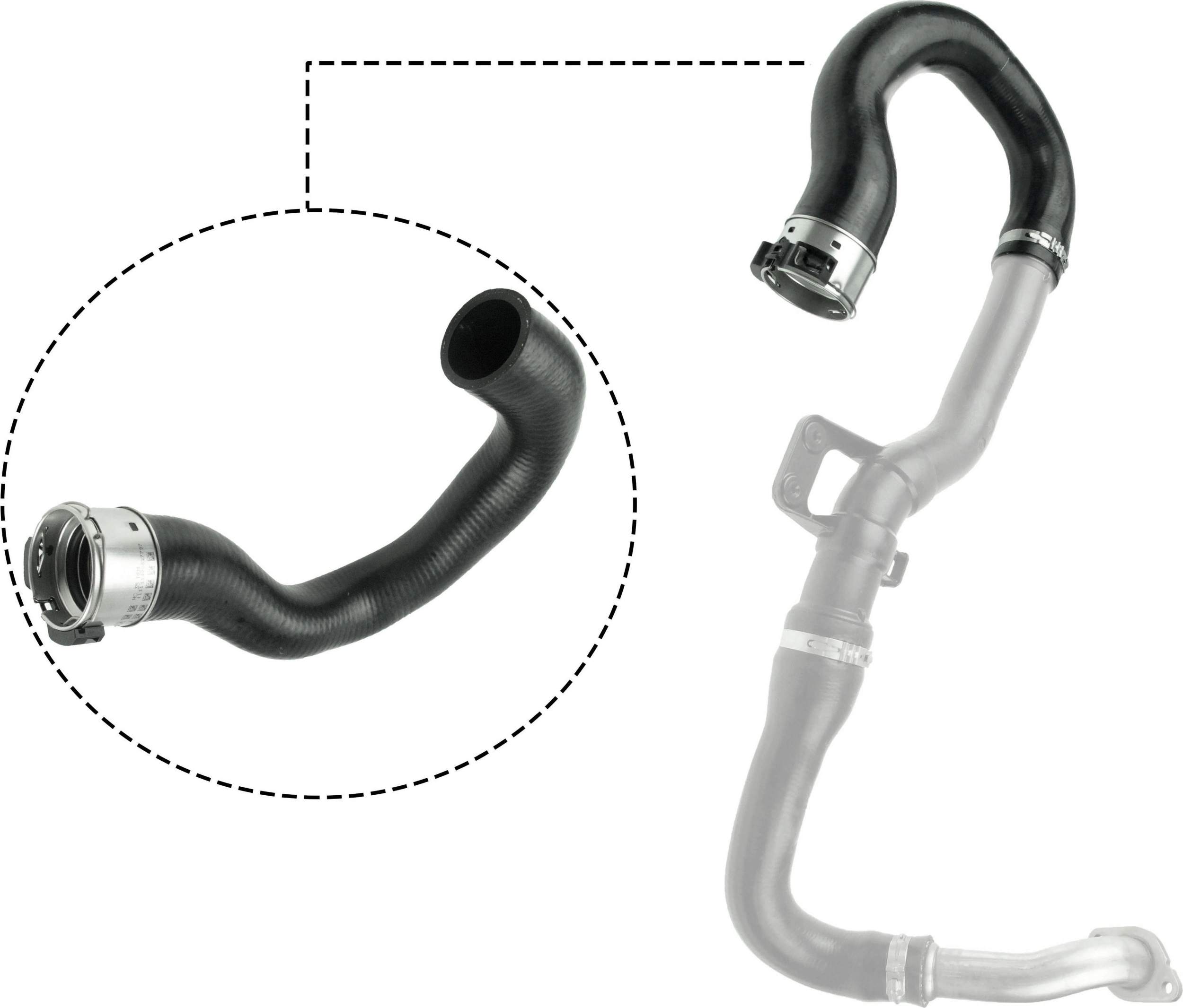 Furtun intercooler/turbo