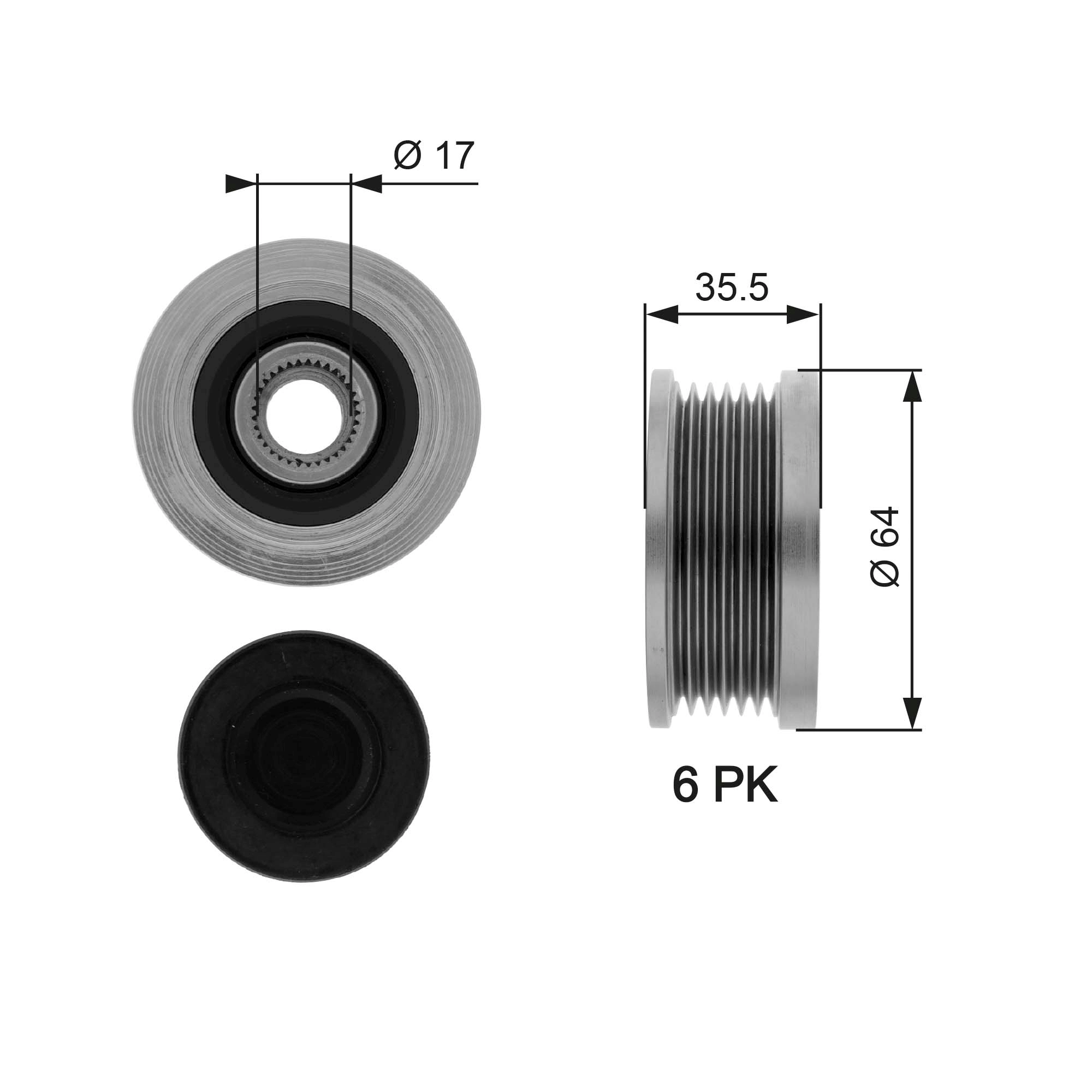 Fulie alternator