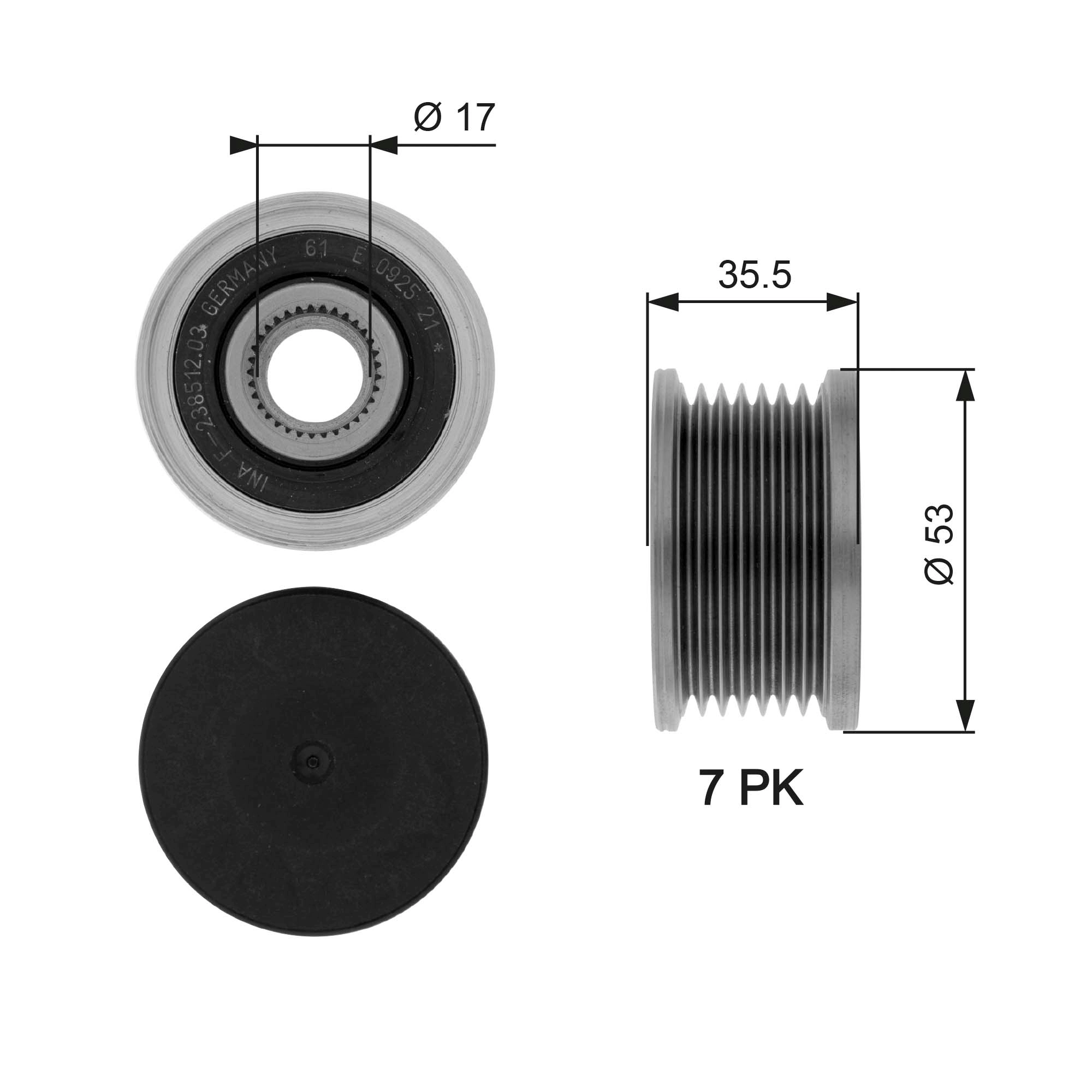 Fulie alternator