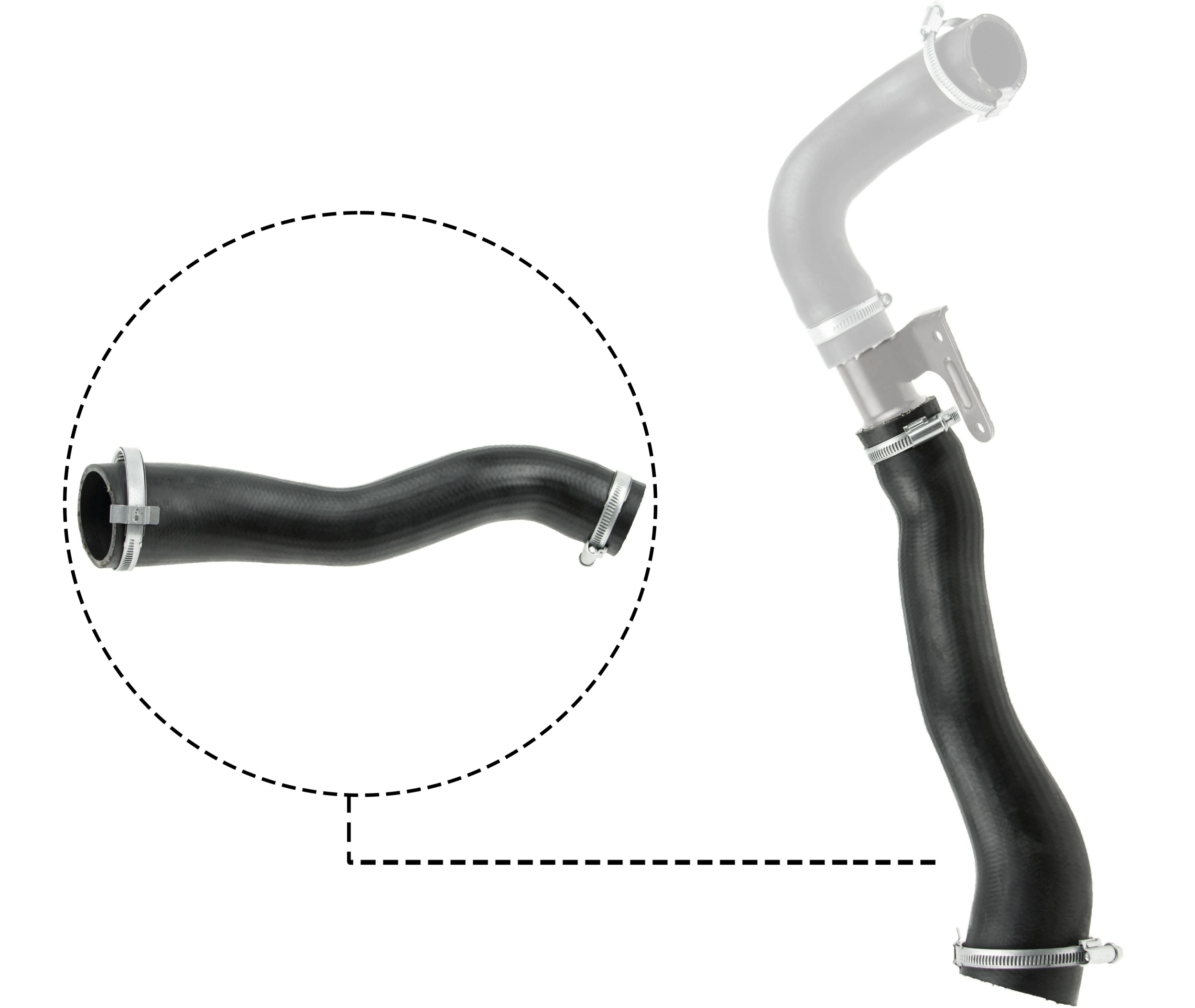 Furtun intercooler/turbo