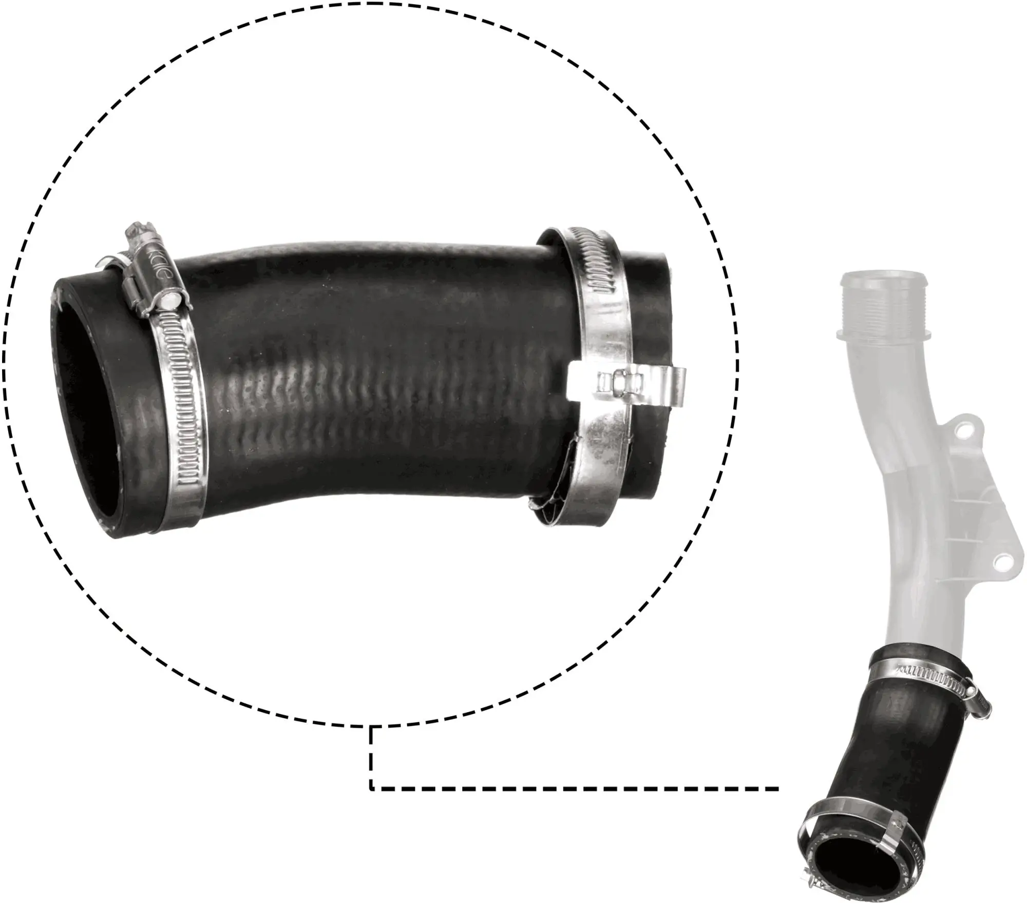 Furtun intercooler/turbo