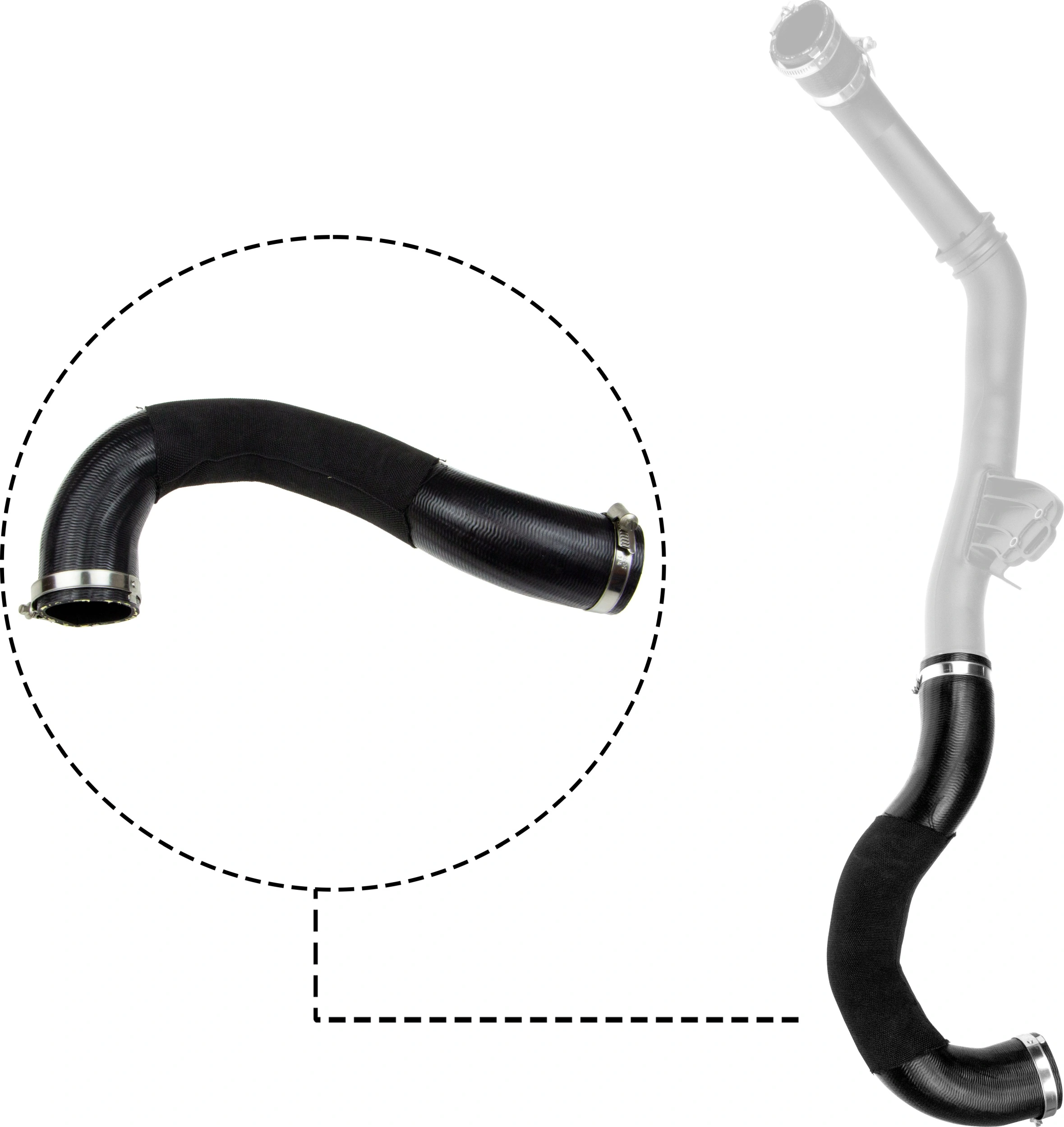 Furtun intercooler/turbo