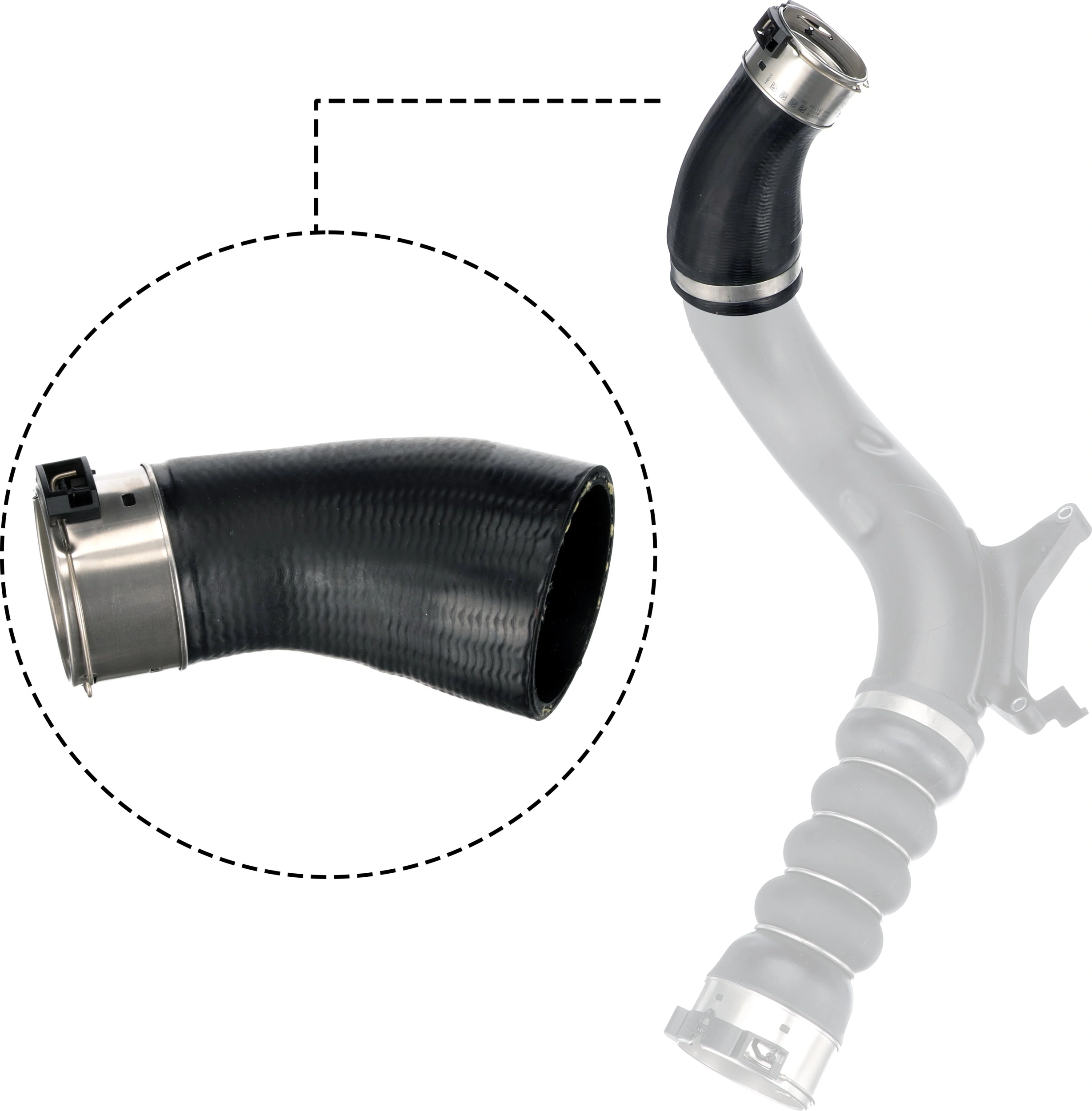 Furtun intercooler/turbo