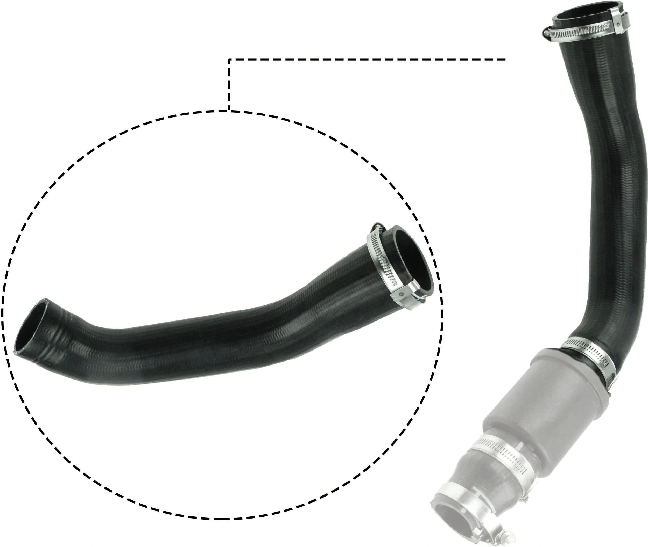 Furtun intercooler/turbo