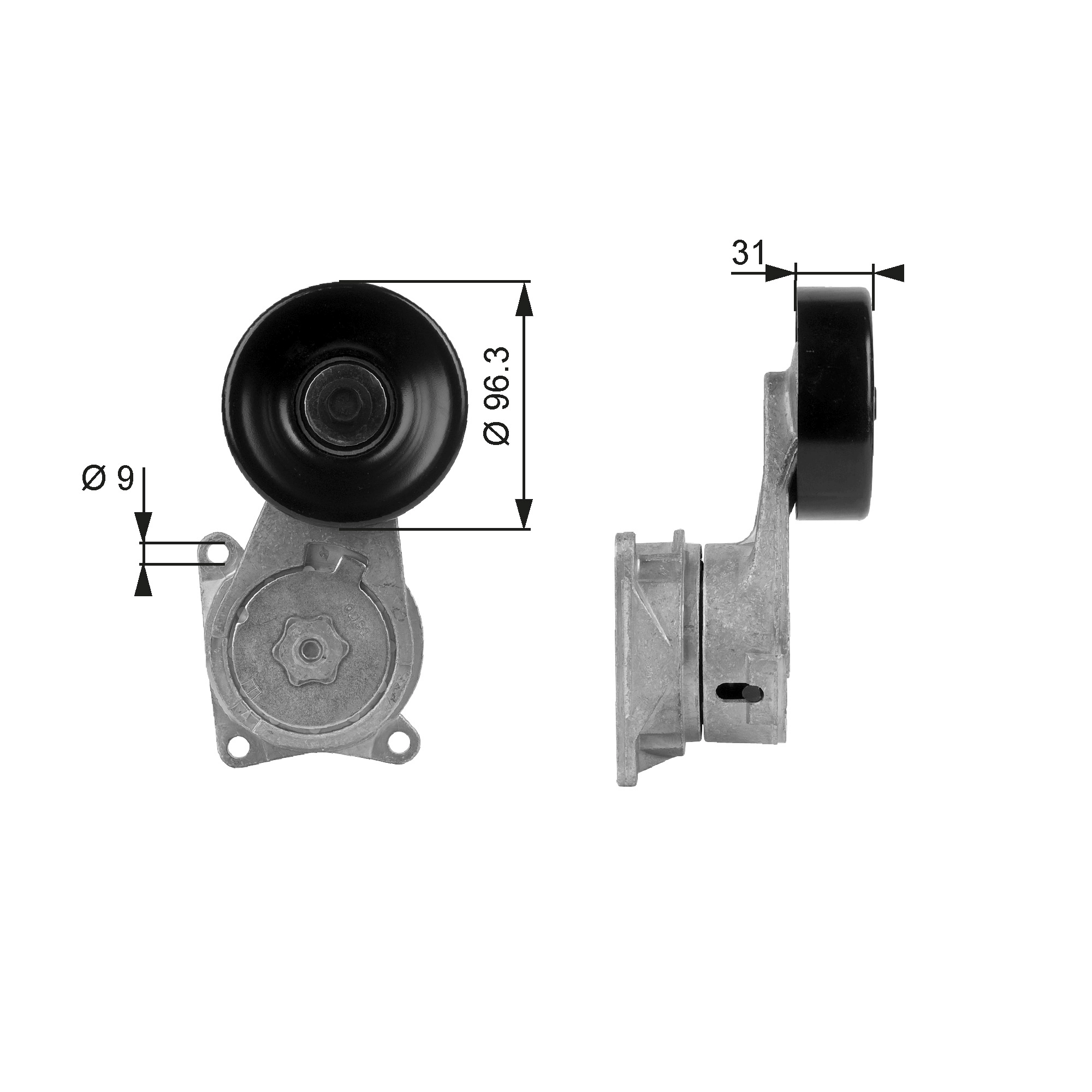 Intinzator curea, curea distributie