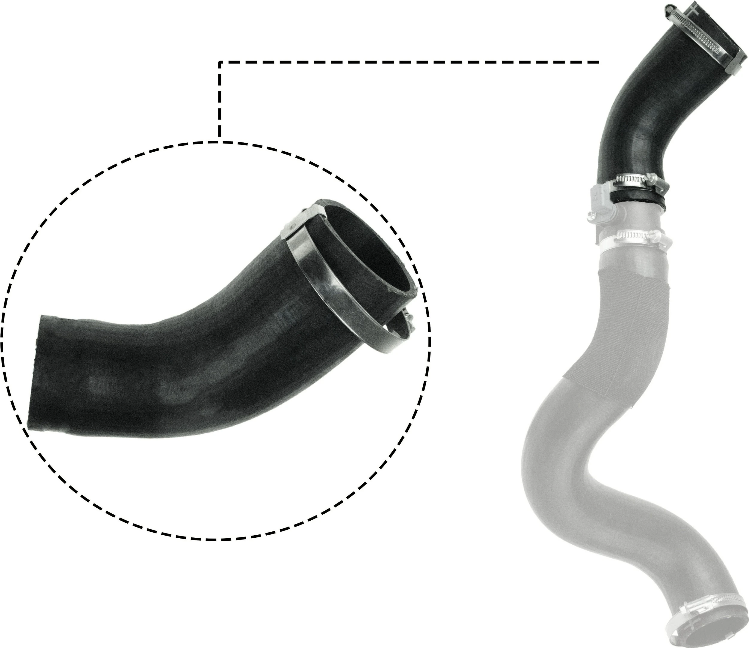 Furtun intercooler/turbo