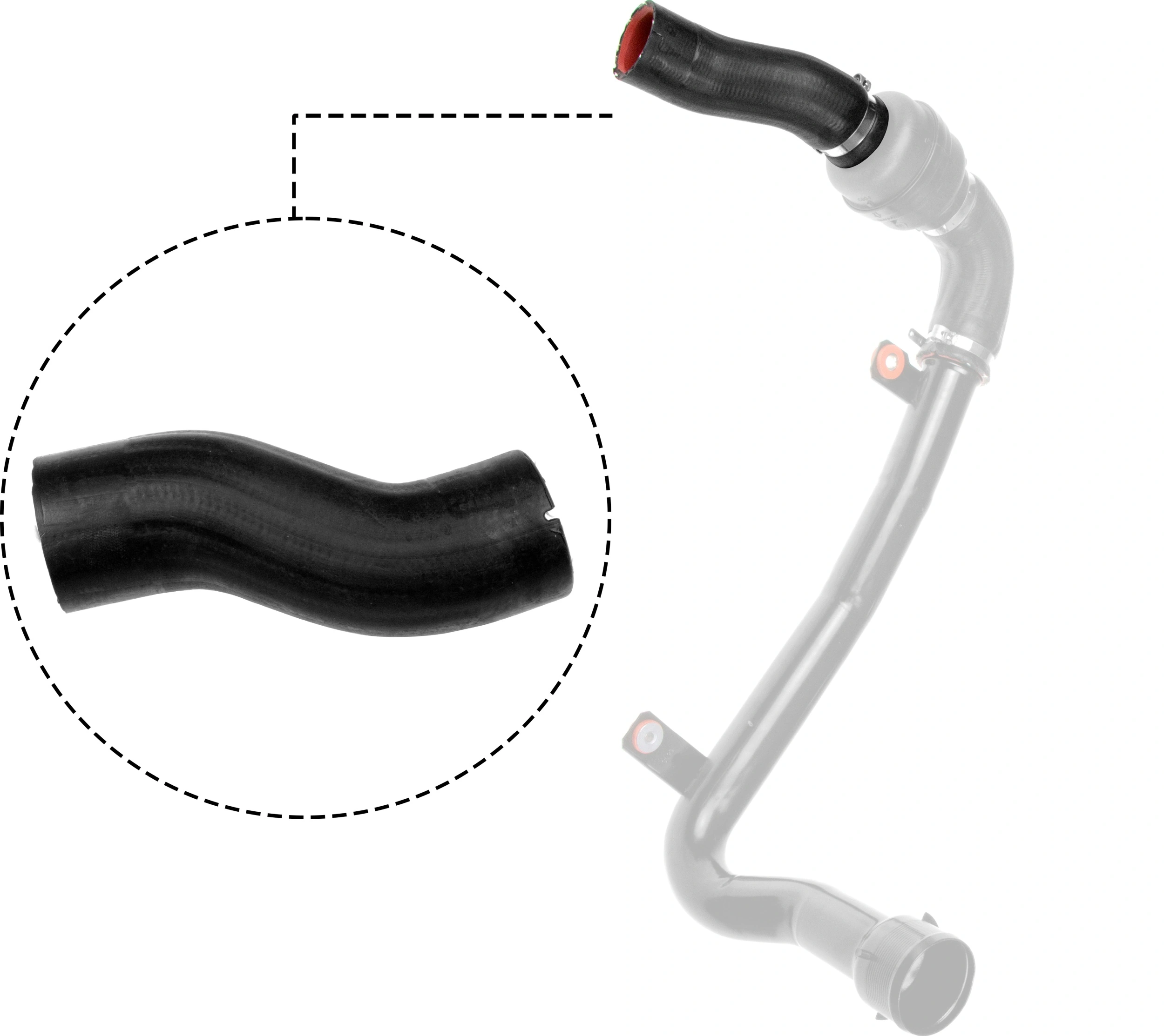 Furtun intercooler/turbo