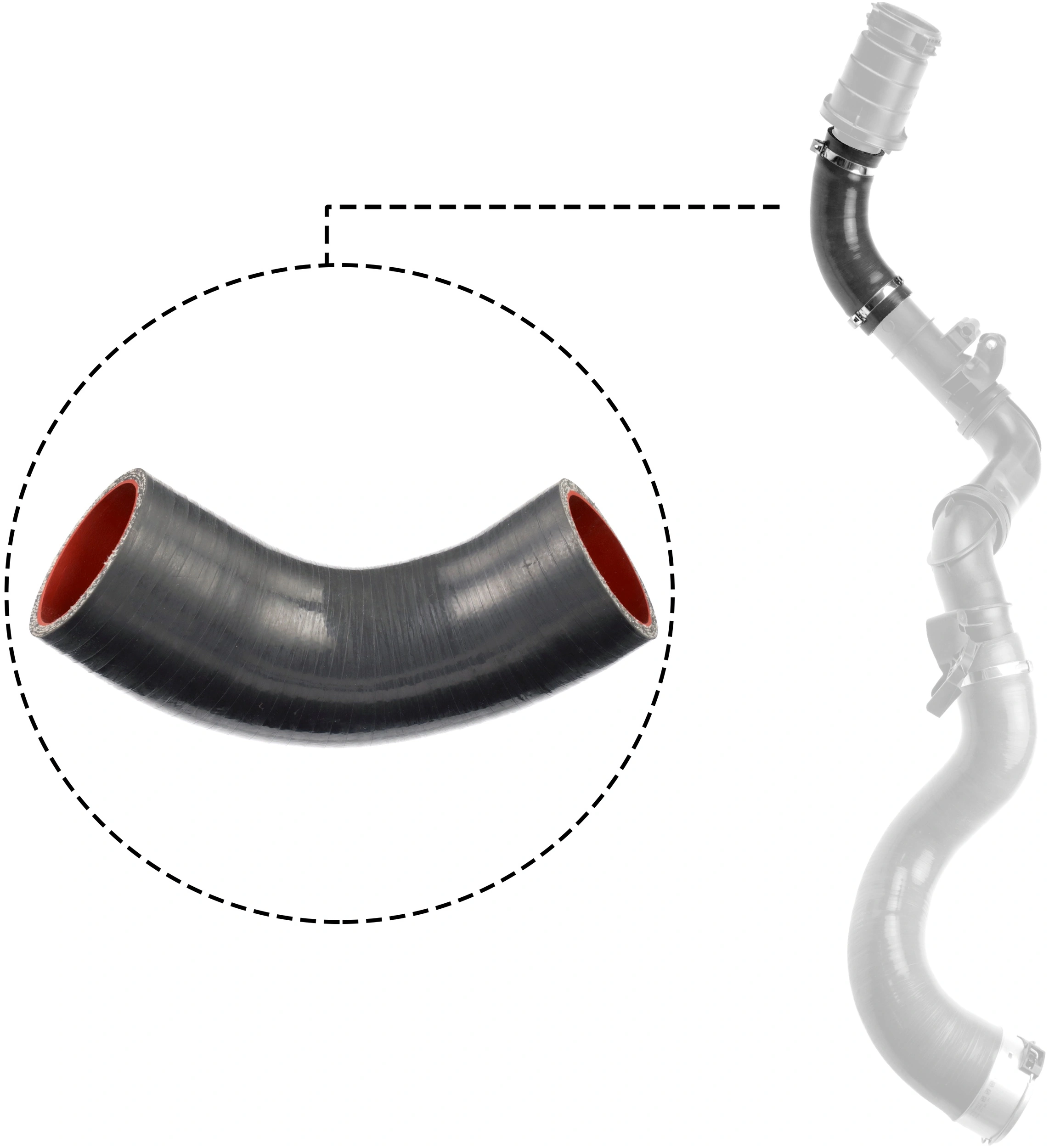 Furtun intercooler/turbo