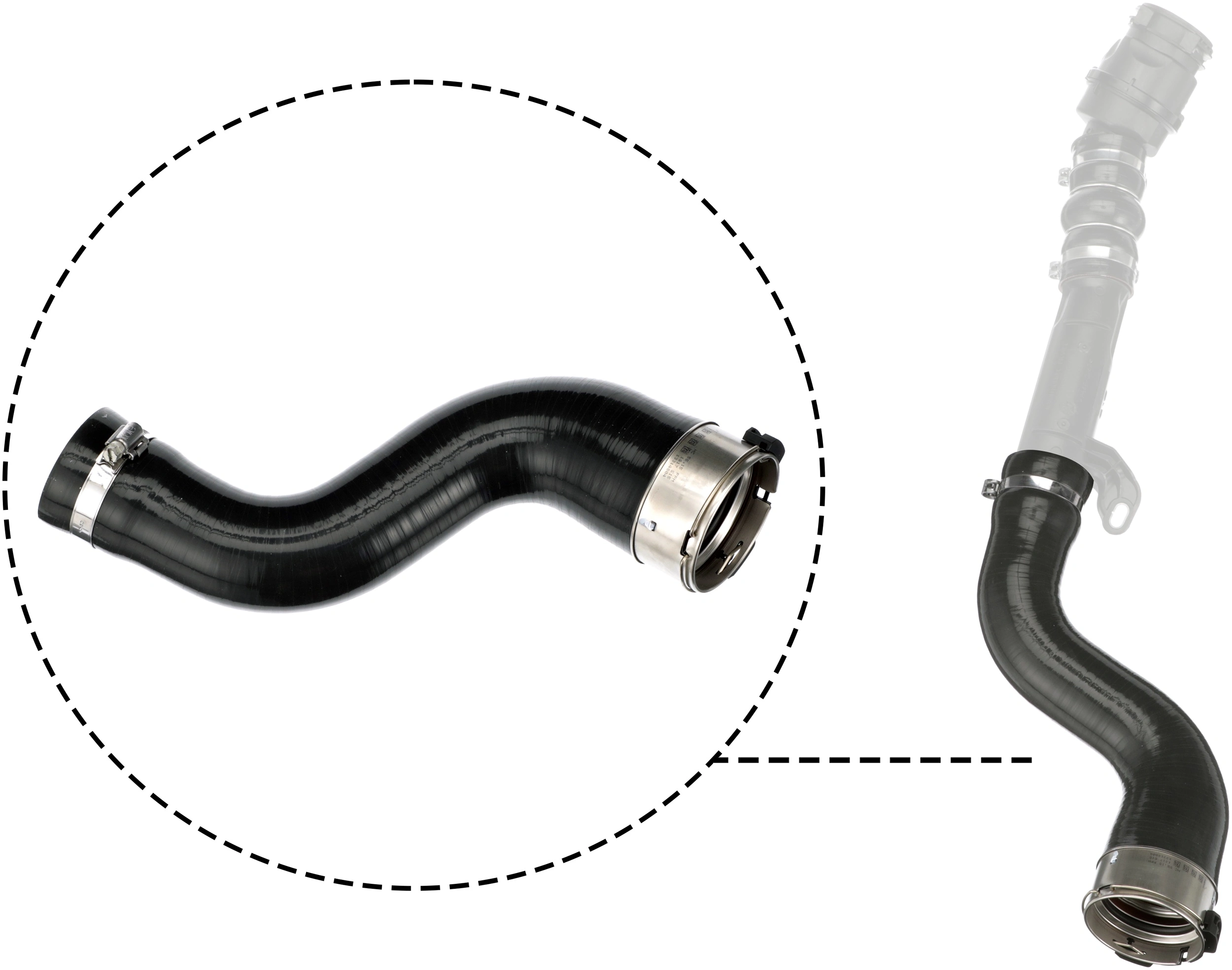 Furtun intercooler/turbo