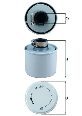 Filtru aer admisie compresor