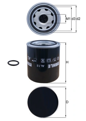 Element filtrant uscator aer compresor