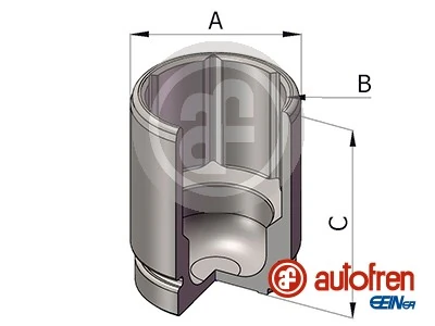 Piston, etrier frana