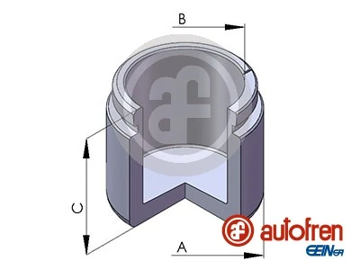 Piston etrier frana