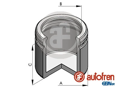 Piston, etrier frana