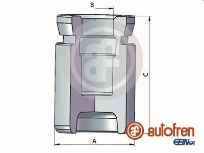 Piston, etrier frana