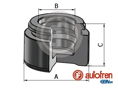 Piston, etrier frana