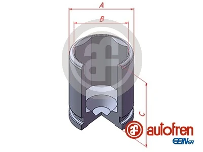 Piston etrier frana