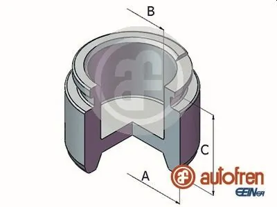 Piston, etrier frana