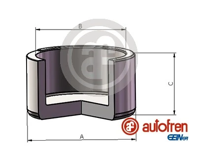 Piston, etrier frana