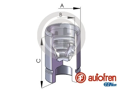 Piston, etrier frana