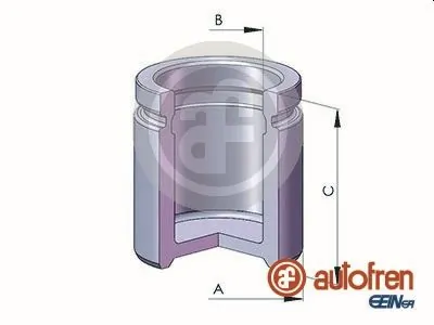 Piston, etrier frana