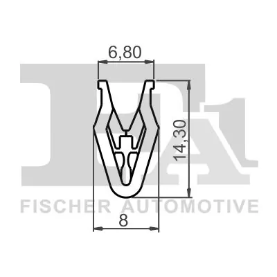 Clemă fixare Alfa Romeo