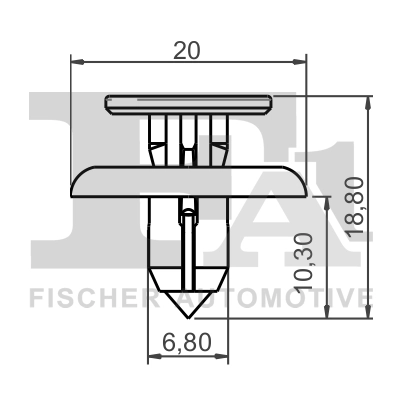 Clips acoperire decorativa si protectie