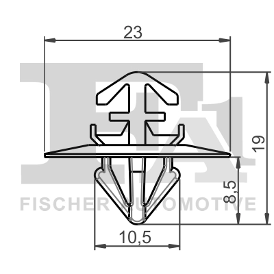 Clips acoperire decorativa si protectie