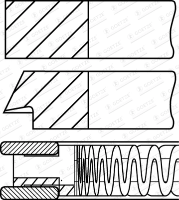 Set segmenti piston