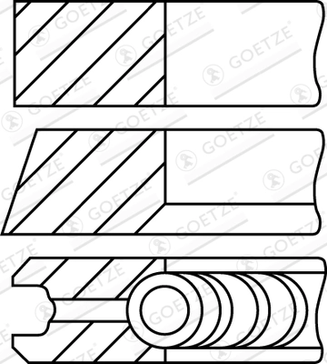 Set segmenti piston