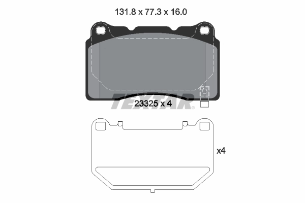 Set placute frana