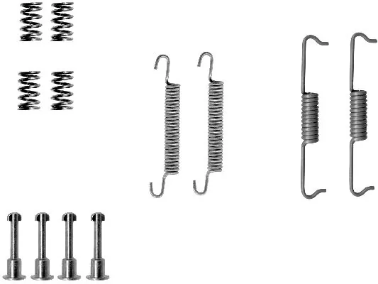 Set accesorii, saboti frana parcare