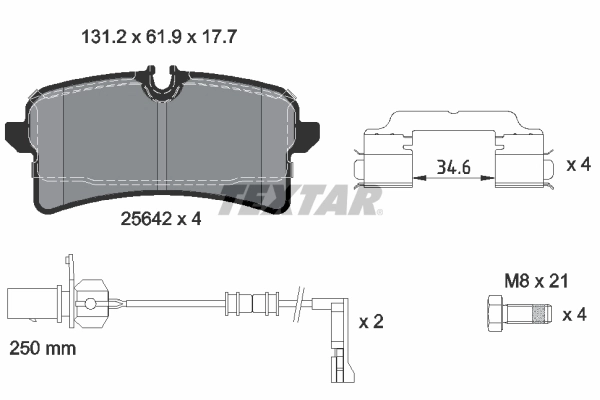 Set placute frana