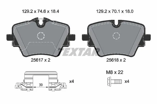 Set placute frana