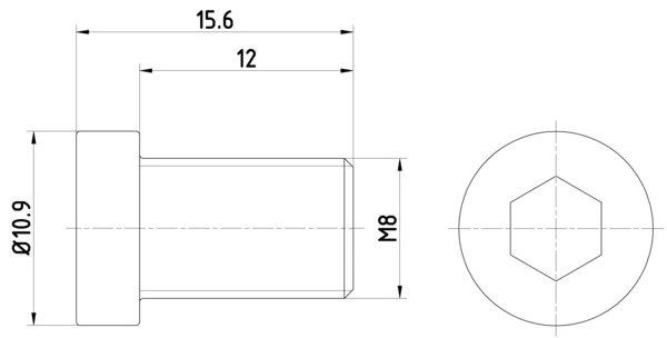Surub disc frana
