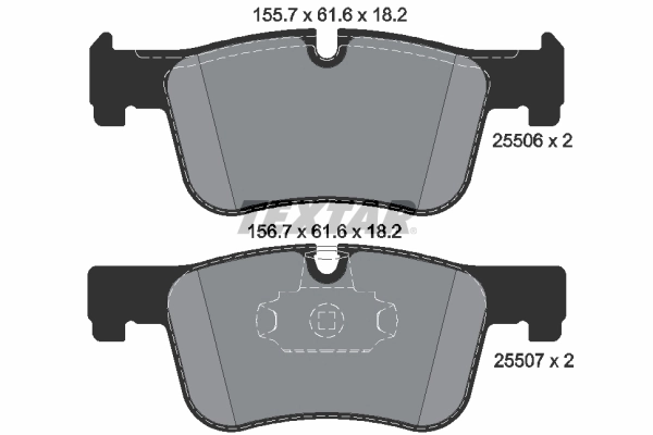 Set placute frana