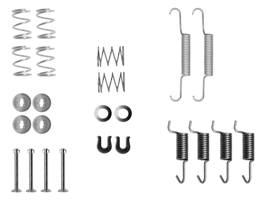 Set accesorii, saboti frana parcare